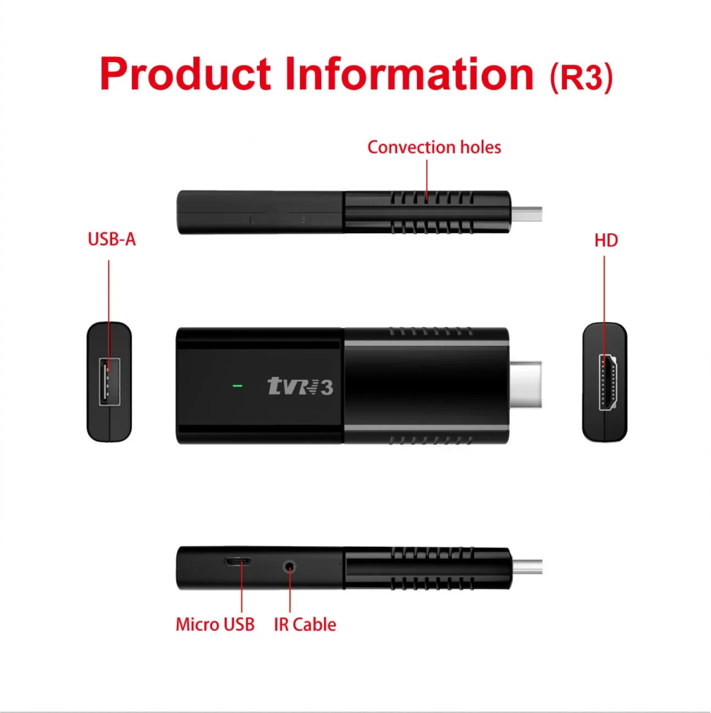 Miniatura 3 de TV Stick Smart TV BOX Android 4K TVR3